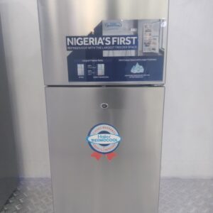 185BLUX Double door refrigerator (SILVER) with large freezer compartment