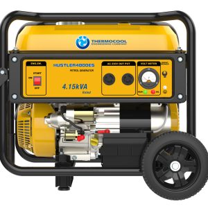 Hustler 4800ES. 4.1kVA/3.3kW.Single phase petrol generator which comes with free Engines Oil