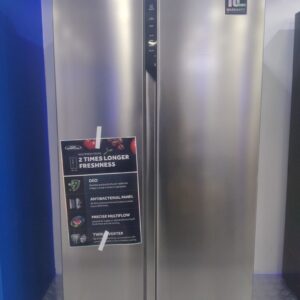 540L Side by Side Frost Free Refrigerator with Haier Thermocool Twin Inverter(GREY)