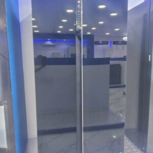 619SI Cube Frost Free Side by Side series with elegant stainless steel finish (BLACK)