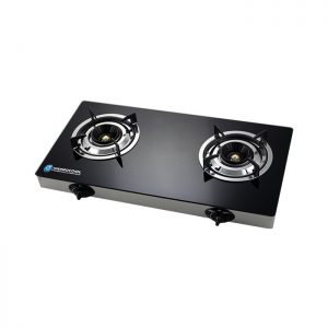 2 Hob Burner Glass Table Cooker