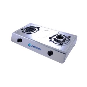 Haier thermocool 2 Hob Stainless Table Cooker, Stainless Body, Auto Ignition