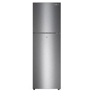 320BLUX Double door refrigerator with large freezer compartment (SILVER)